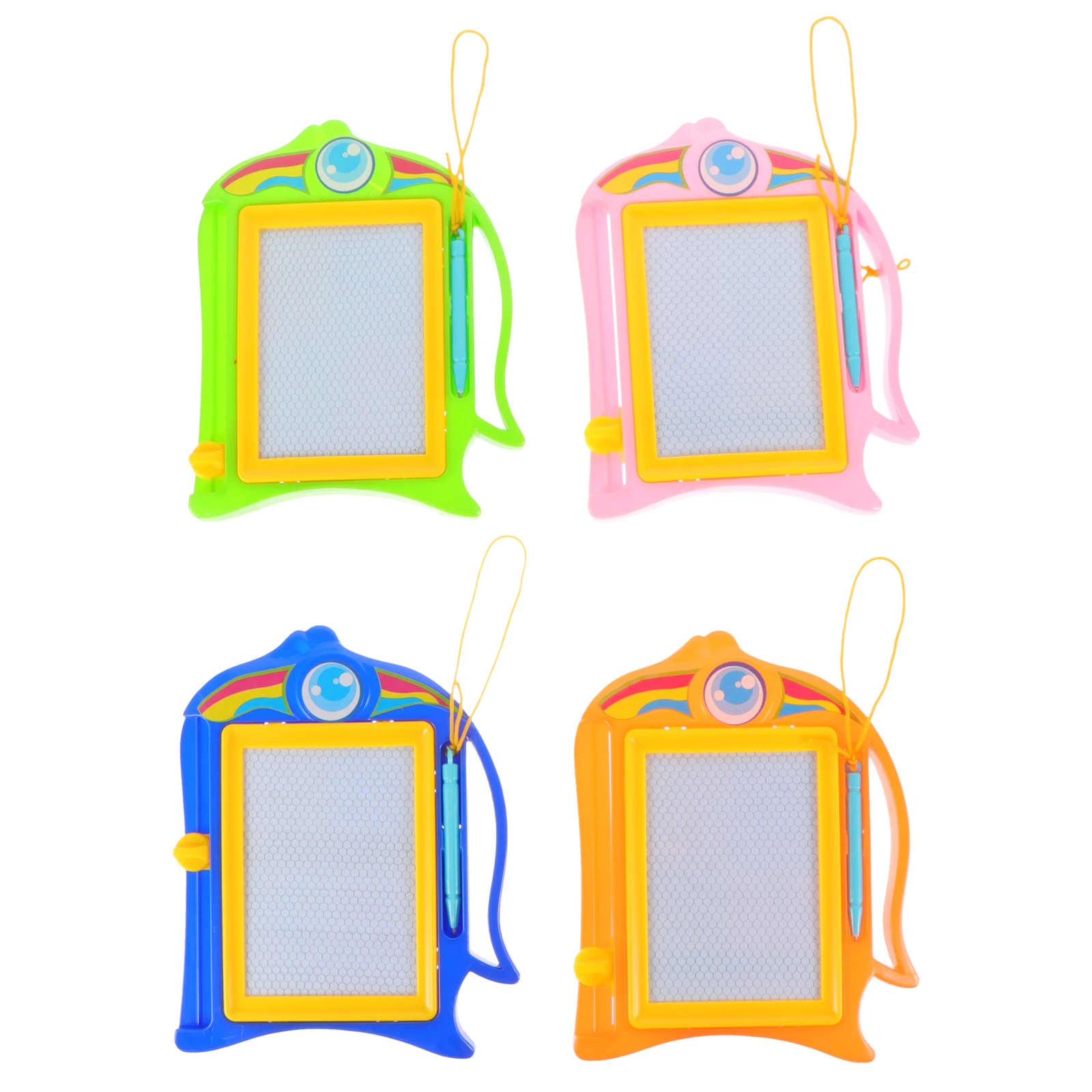4pcs Children Drawing Board Kids Erasable Writing Boards Plastic Sketchpad Baby Toys Bright Color Safe Material