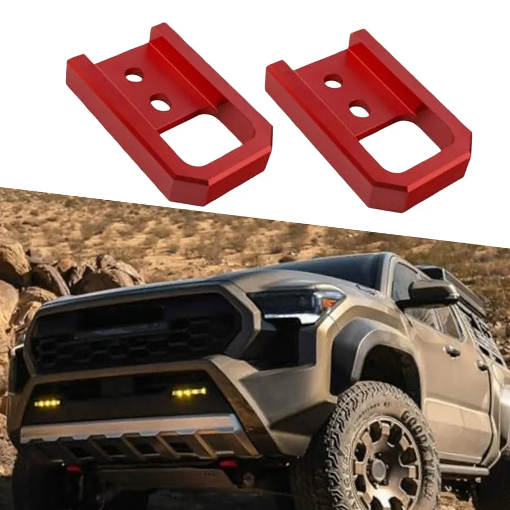 Stainless Steel Hooks Trailer Hitch Tow Hooks Towing Tasks Bright Red Appearance Easy Installation High Fitment Compatibility