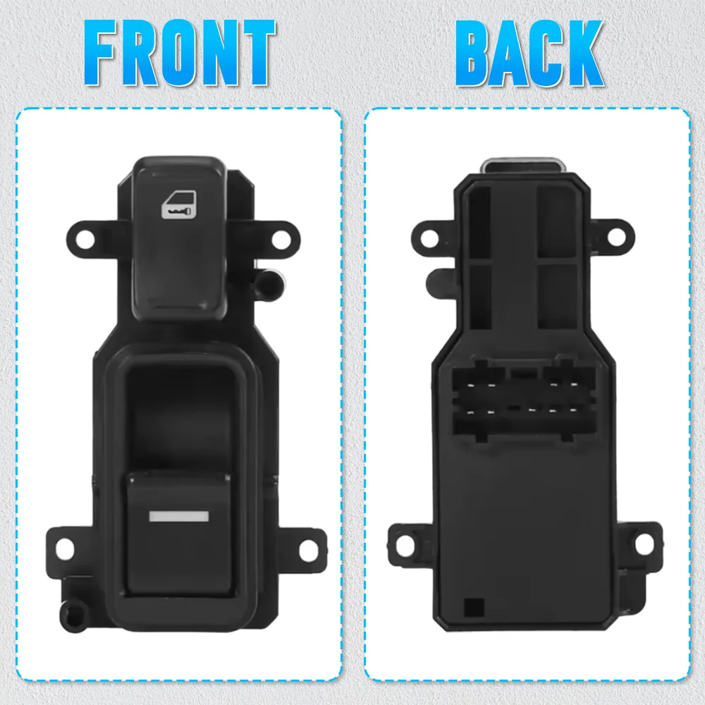 مفتاح تحكم رئيسي لنافذة الطاقة الكهربائية أمامي يسار/يمين لهوندا أكورد 2003 2004 2005 2006 2007 35760SDAA21 35750SDNA03 #4