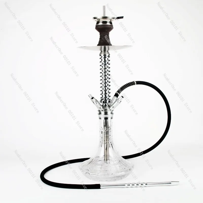 

Shisha Hookah Set Large Spring 4 Head Gift Box Glass Hookah Shisha Hookah