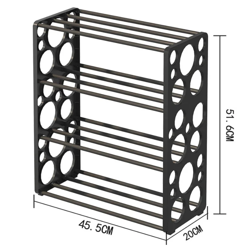 Simple Shoe Rack Multi-layer Space-saving Dormitory Shoe Rack Multi-functional Assembled Shoe Cabinet Dust-proof Storage Rack