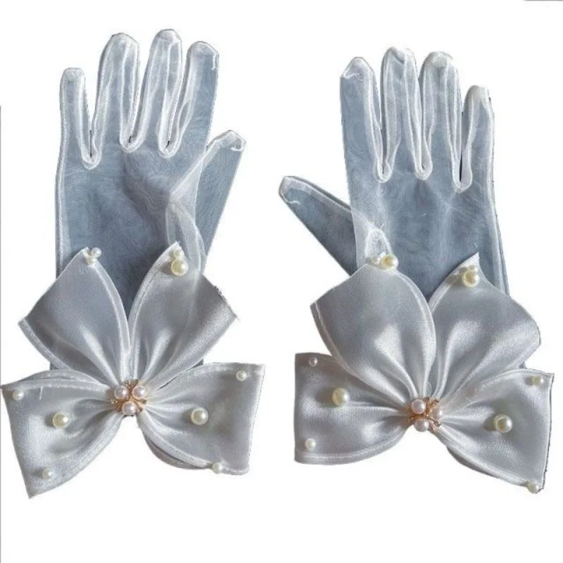 bridal-gloves-pearl-white-wedding-satin-gloves-bridal-short-lace-bow-gloves