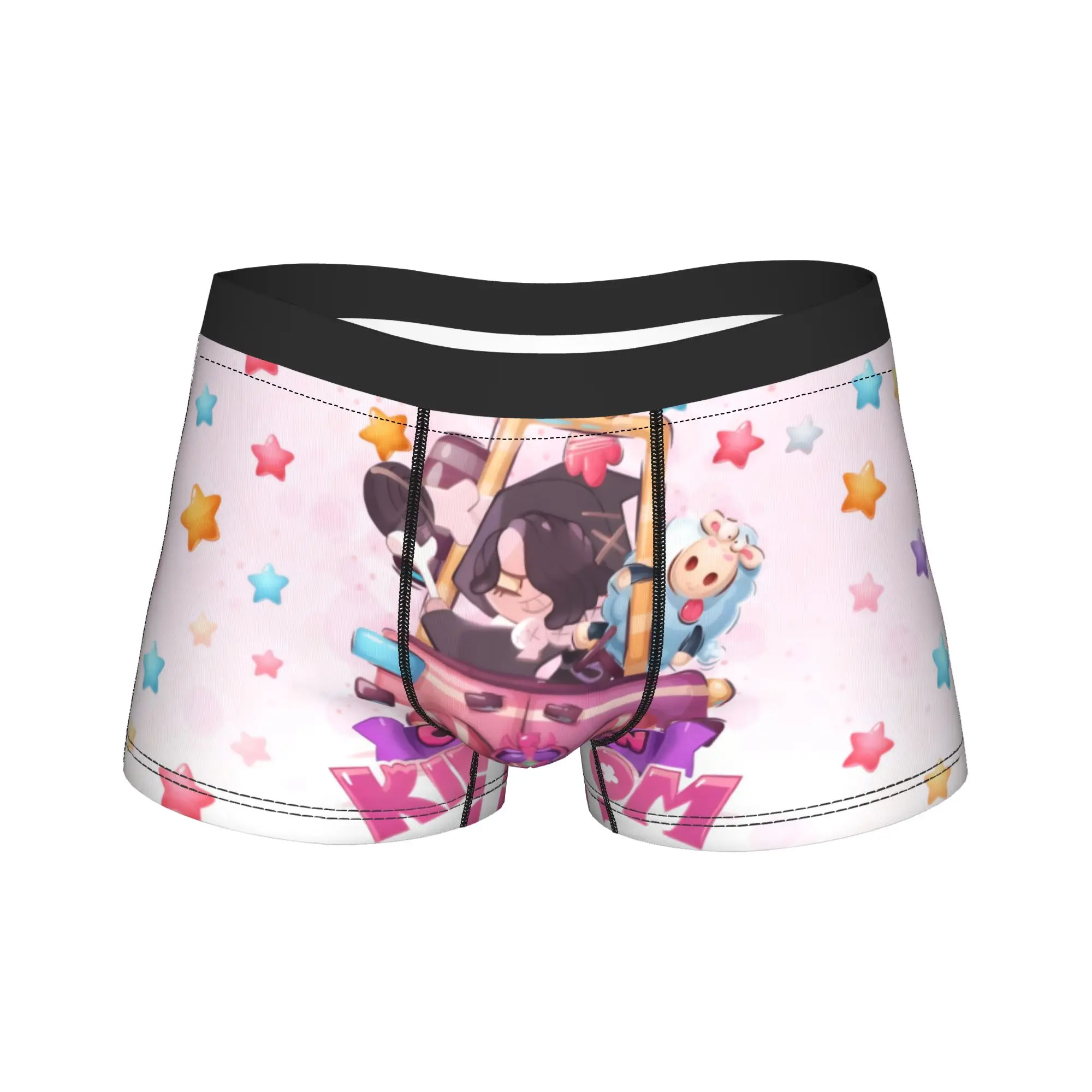 

Трусы-шорты Cookie Run Kingdom Game, качественное мужское сексуальное мягкое нижнее белье с принтом, большие размеры