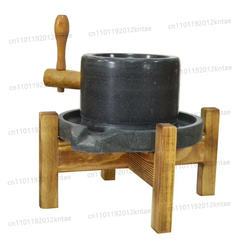 Retro bluestone handmade stone mill minifor home old-fashioned grinding disc soy milk rice milk machine