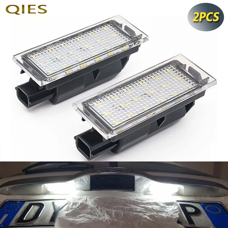 

2pcs Car LED Number License Plate Light For Renault Megane for Clio Twingo Laguna Lights for Vel Satis Vehicles Automotive