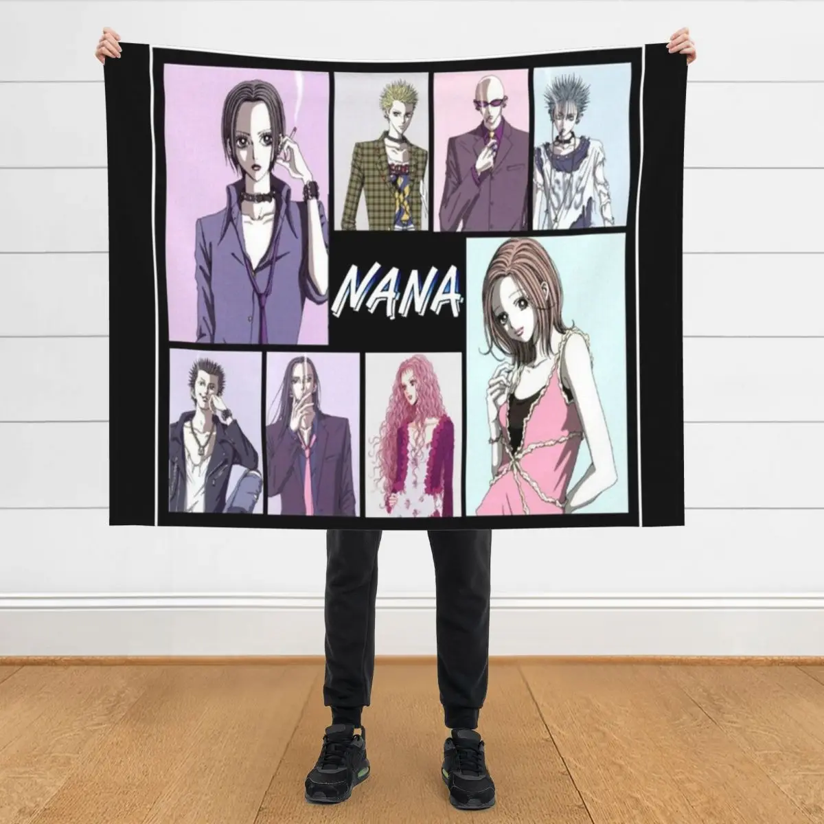 

Nana Anime Throw Blanket Softest Camping Picnic Furry Blankets