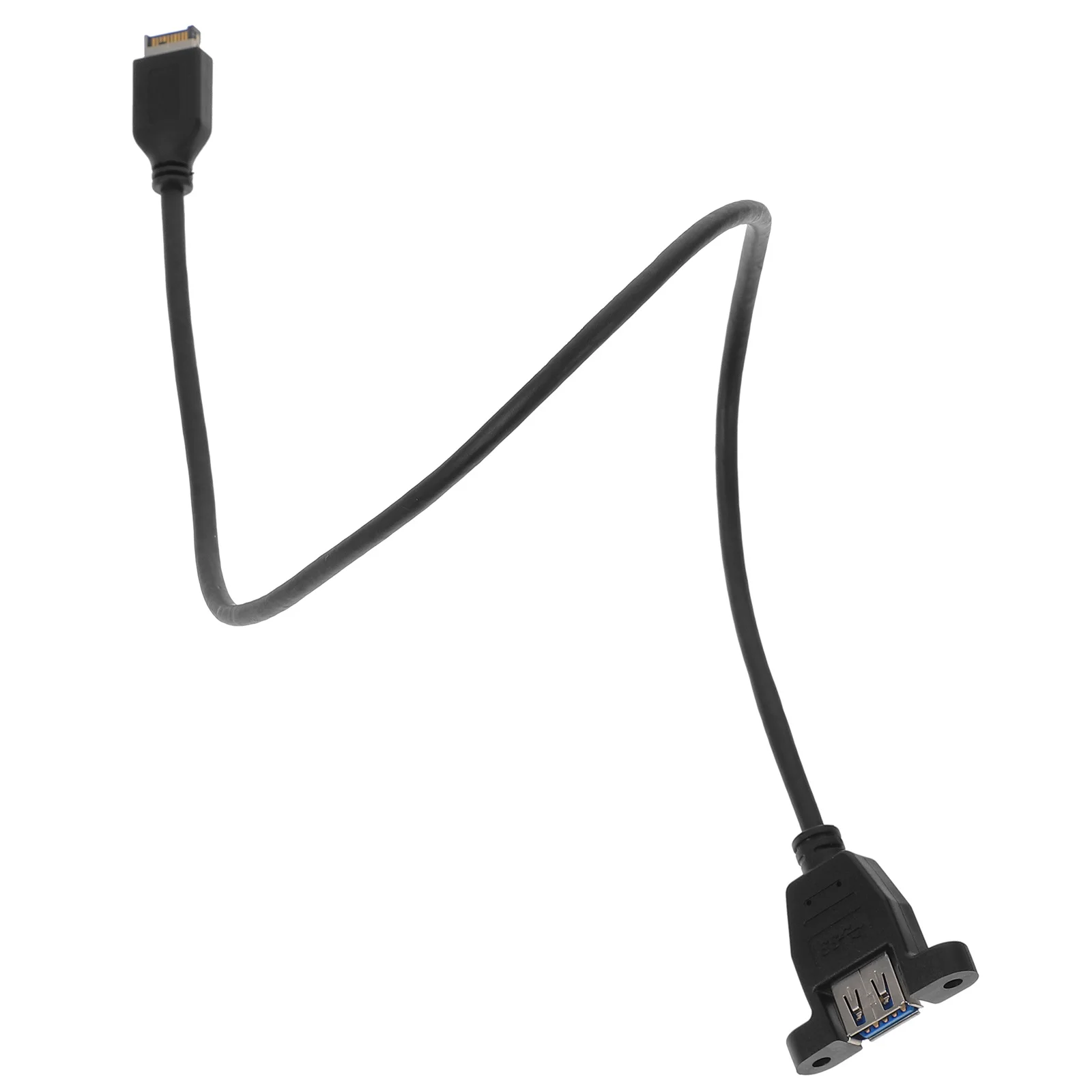 USB-paneelmontageadapter 30 naar een verlengsnoer voor computer Langdurige draagbare betrouwbare verbinding Paneelmontage USB