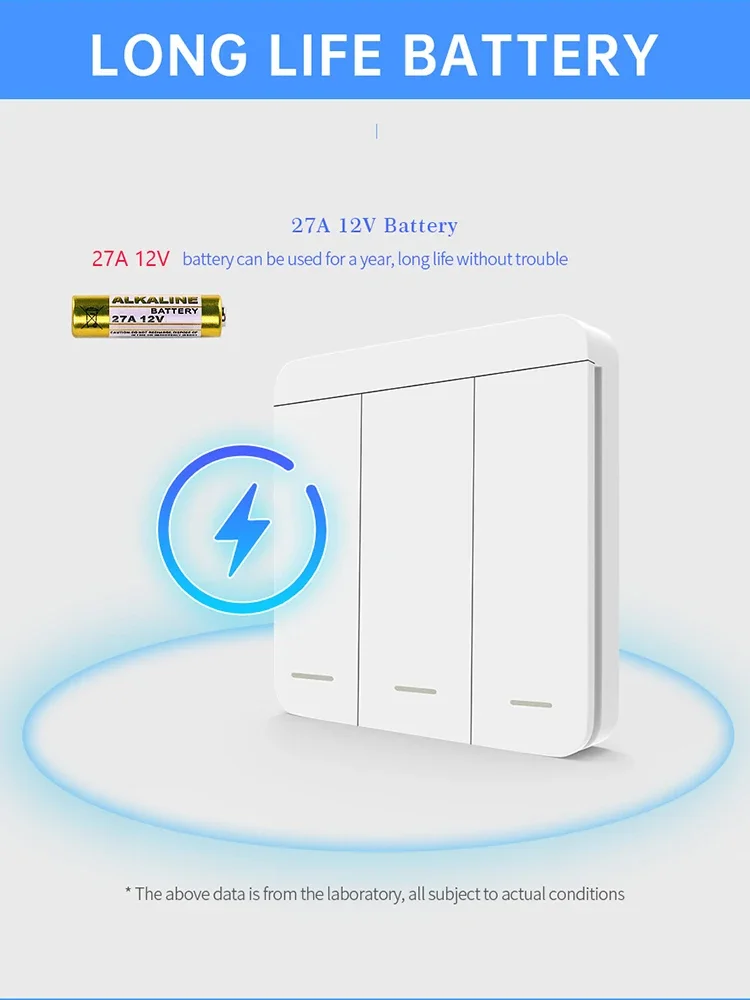 RF Smart Switch 433MHz 2-Way Control DIY Wireless Remote Control Light Switch 16A Relay Receiver Automation Module for Led Lamp