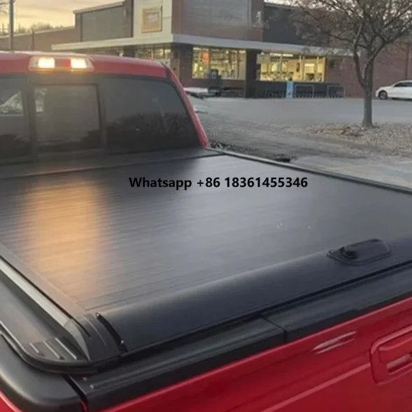 For High Quality Manual Operated Aluminum Tonneau Cover Applicable To Retractable Aluminum Roller Shutter Trunk Lids