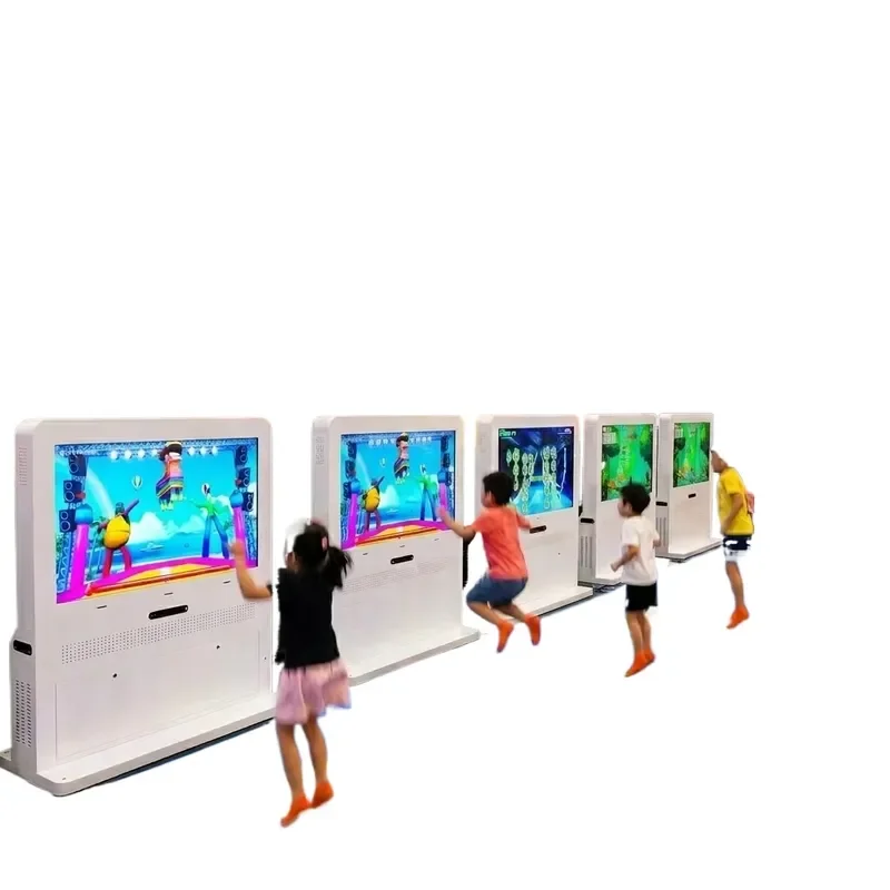 Immersive Somatosensory Interactive Trampoline Game Large Screen Body Jumping Equipment for Indoor Playgrounds