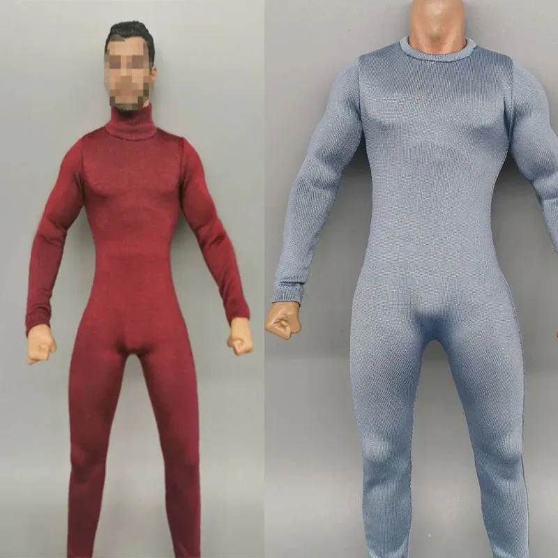

1/6 Scale male clothes tights jumpsuit tight clothing fit 12 inches action body model