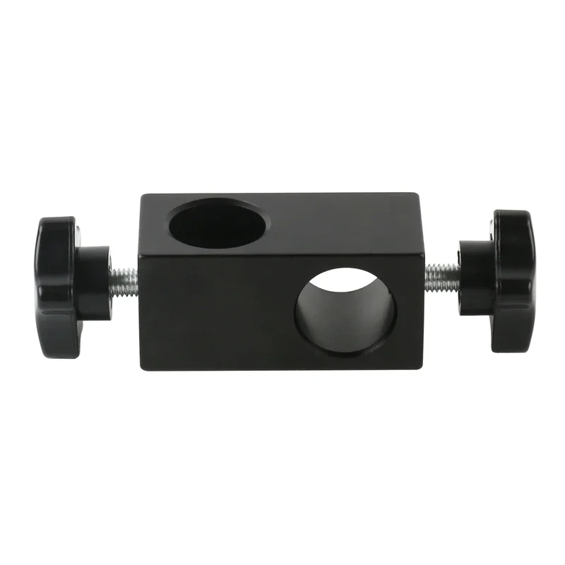 25MM Cross Bracket Bearing Column Tube Fixing Connecting Piece Clamp for Stereo Microscope Single Arm Rotating