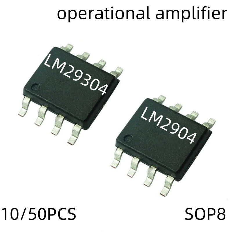 XKSS 10/50PCS LM2904DR SOP8 LM2904 SOP LM2904DT SOP-8 SMD LM2904DR2G Low Power Dual Voltage Comparator  new and original IC