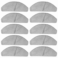 B26B Cleanable Microfiber Mop Cloths Replacement Parts for Midea S8+ M7 Pro Robotic Vacuum Cleaner