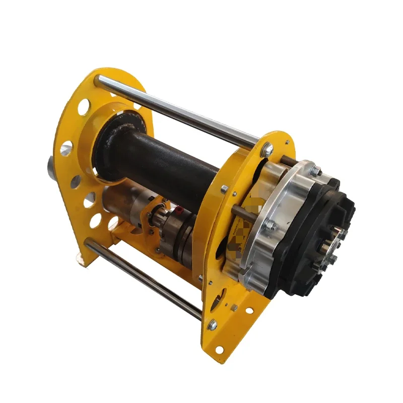 Small pneumatic winch compressed air as power source explosion-proof clutch gravity-free pneumatic