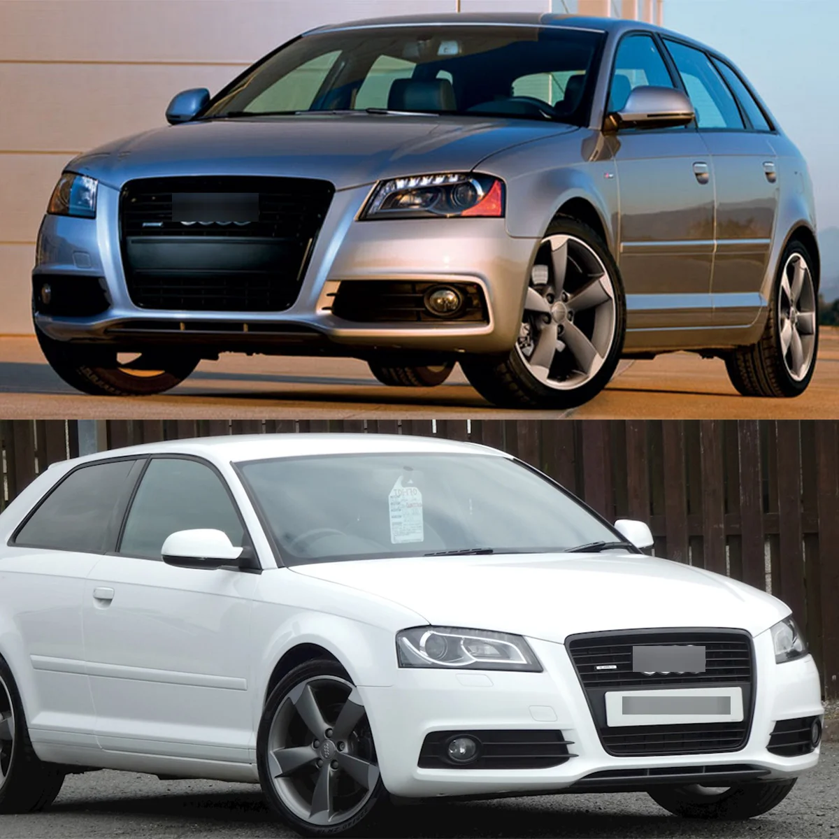 

Replace For Audi A3 Gloss Black Fog Light Grill 8P S-Line 8P7 8PA 2009 2010 2011 2012 Front Fog Lamp Grille Cover Only Sport