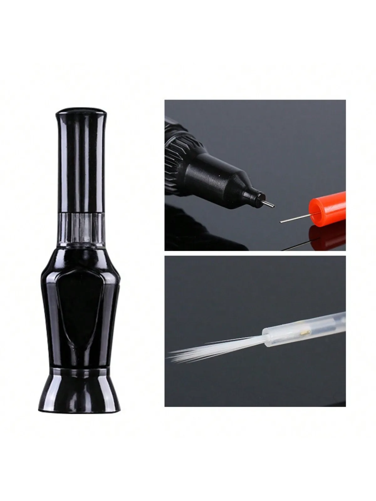 Schwarz friday 10ml punkt bohrer gel kleber hybrid uv gel nagellack maniküre strass dekoration mit pinsel uv led vernis semi p