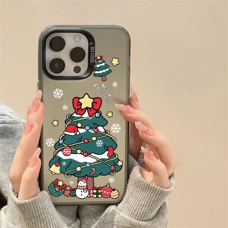 Case For Huawei MAGIC 5 6 PRO Honor X7A X8A A9A X6B X7B X9B 200 90 Lite 70 Pro X9 X5 Plus cover Matte IMD Christmas Tree Cute