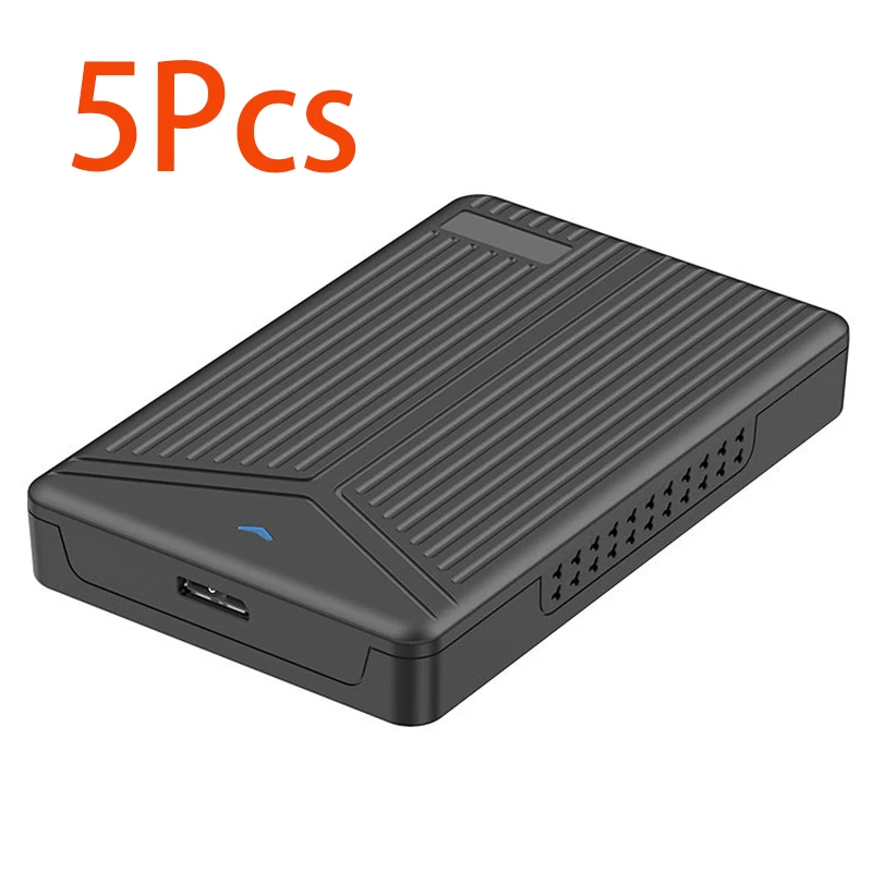 5Pcs 15mm Hard Drive Case 2.5 inch Laptop Hard Drive Box USB 3.0 3.1 Mobile Hard Drive Box