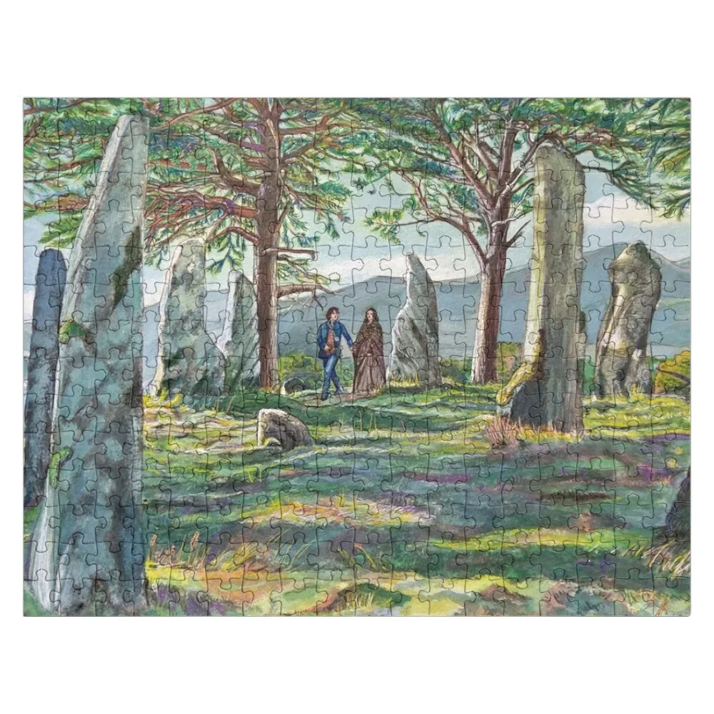 Craigh Na Dun (Outlander) ตัวต่อจิกซอว์ปริศนาไม้สำหรับผู้ใหญ่ส่วนบุคคลจิ๊กซอว์ปริศนาภาพไม้ตัวต่อจิกซอว์ S