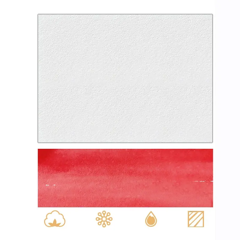 Aquarell-Papierblock, 19 x 13 Aquarellpapier, Zeichenpapierbuch für Künstlermalerei, Künstlerbedarf für Erwachsene und Kinder – Detail 8