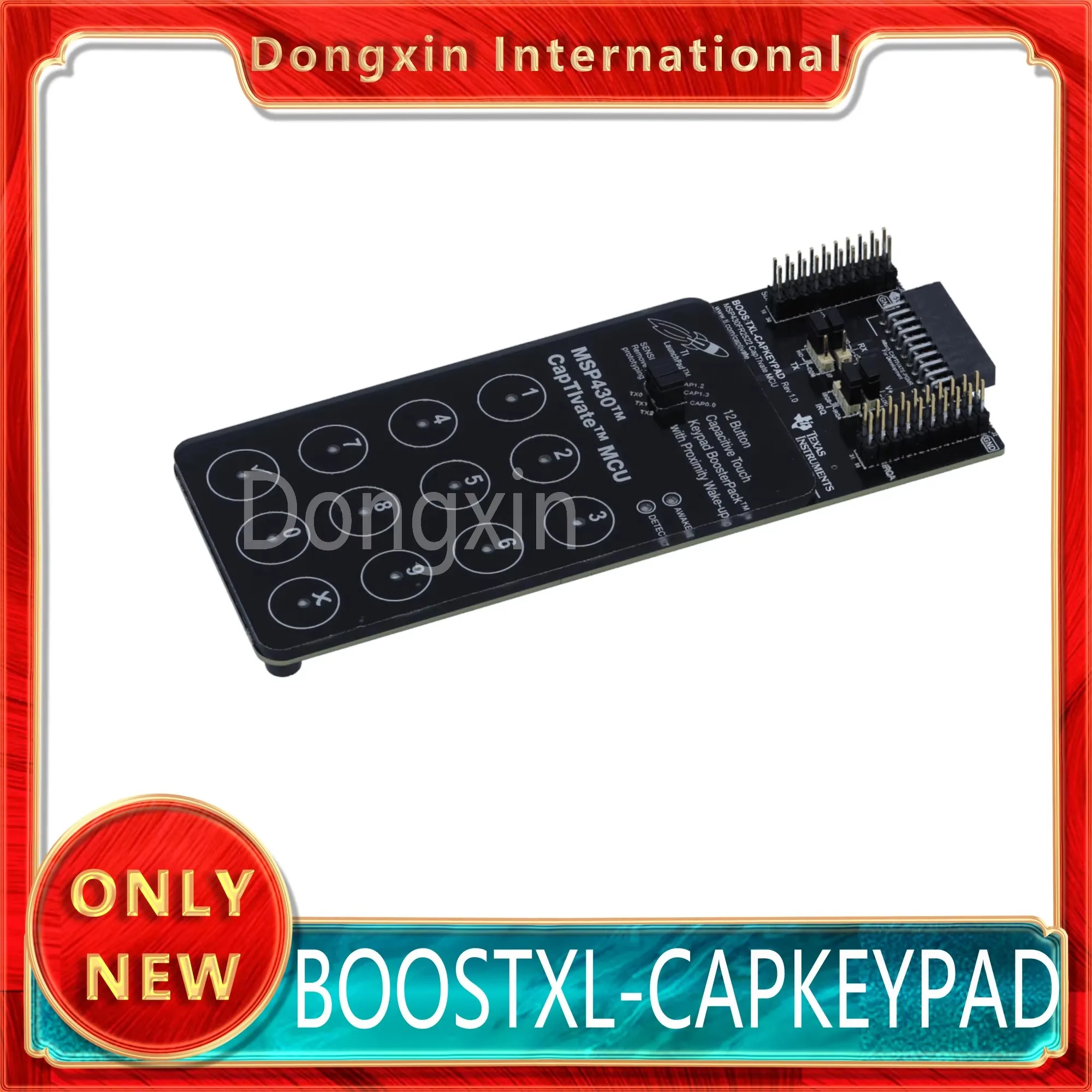 BOOSTXL-CAPKEYPAD MSP430 MCU touch keyboard BoosterPack plug-in module