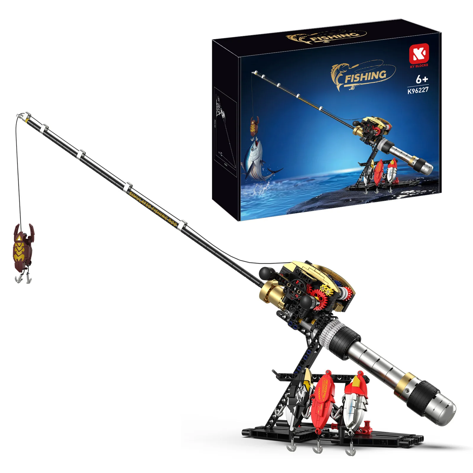 Abs Combo Kit Set Fishing Rod Pole Spinning Casting Baitcasting Surf Telescopic Travel Ice Fly Jigging Boat Carbon Fiber view 5