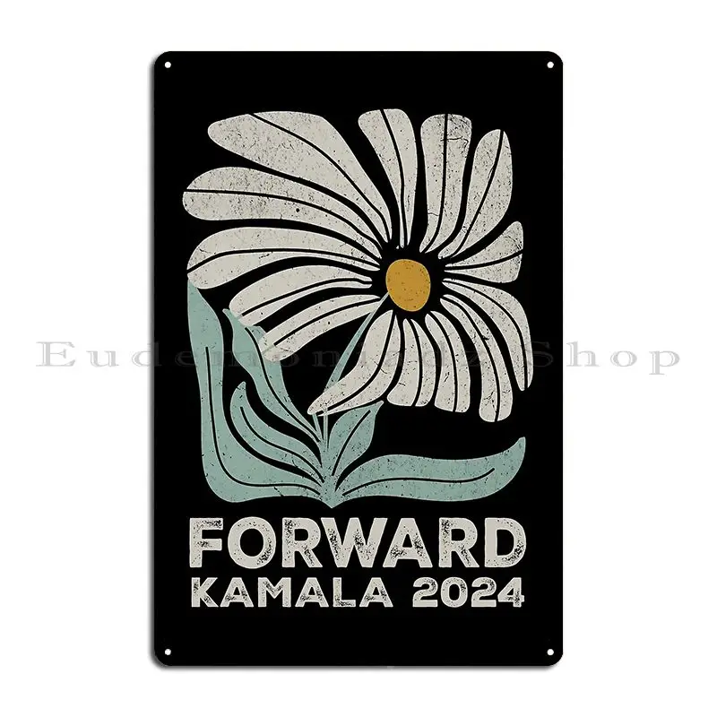 Kamala Harris Forward Metal Sign Party Party Customized Personalized Plaques Tin Sign Poster