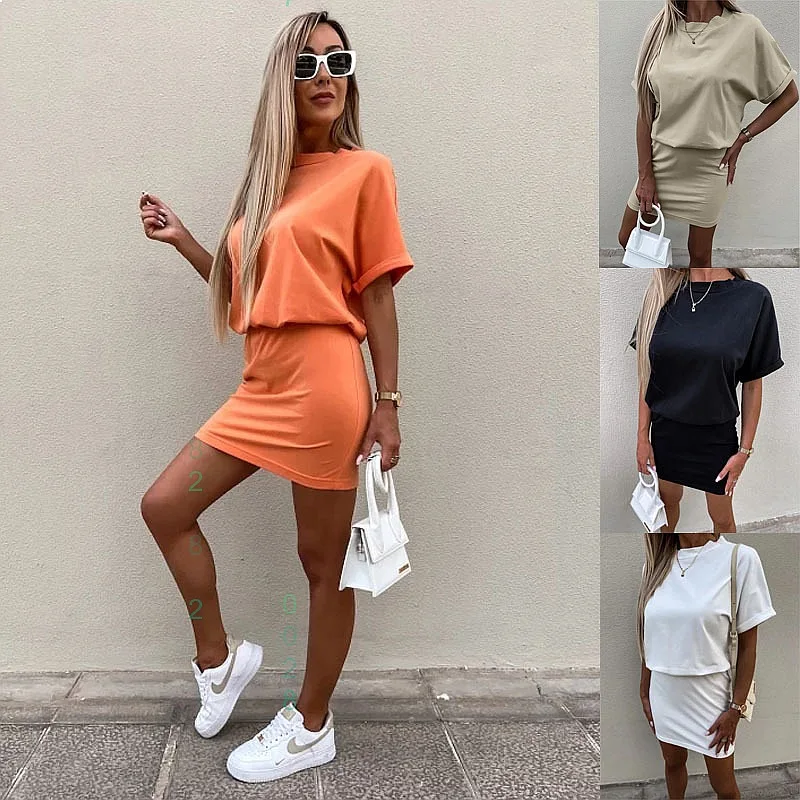 

New Spring Summer Solid Casual Dress Dresses Jumpsuit Overall Playsuit Women Loose