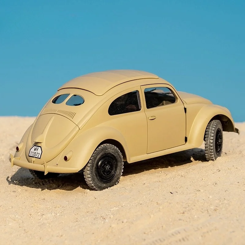 Modèle de voiture électrique télécommandé Beetle RC, décoration de vélo d'escalade rétro, cadeaux de simulation, collection, chaud, 1:12