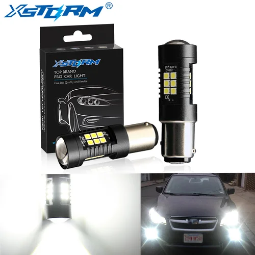Bombilla led para coche, luces led 1156 P21/5W R5W 3030SMD BA15S P21W LED BAU15S PY21W BAY15D, 12V-24V, 2 uds.