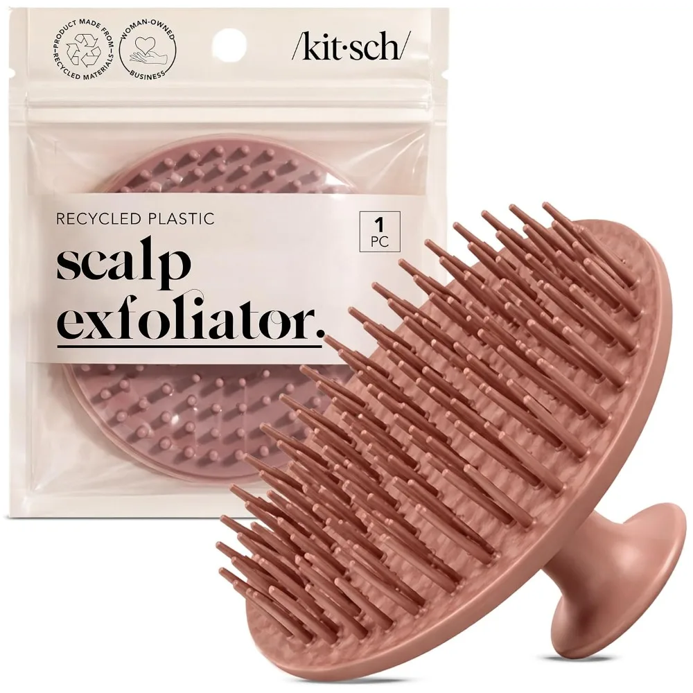 Scalp Massager Shampoo Brush Hair Scrubber Exfoliator Deep Cleansing Relaxing Shower Bath Tool for Hair Growth Care