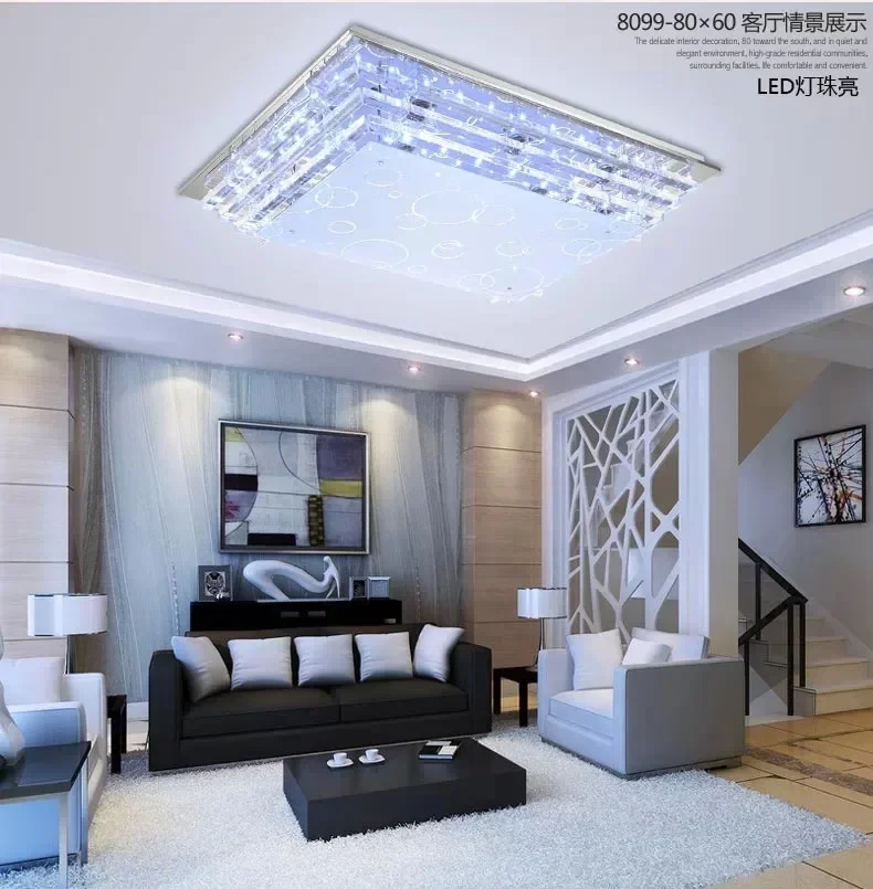 

Modern Luxury glass LED ceiling lamp E27 LED lamp minimalist living room dining room low voltage lighting fixtures special
