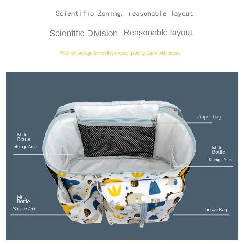 Baby Stroller Hanging Bag Multifunctional Storage Mummy high-capacity Going Out Water cup milk powder