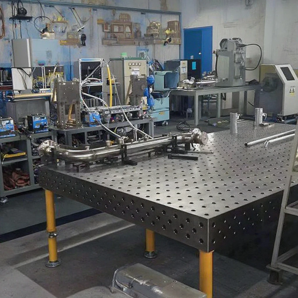 Factory Best Selling High Quality Durable 3D/2D 3000*1500 Welding Table Cast Iron Steel Nitriding Best Soldering New