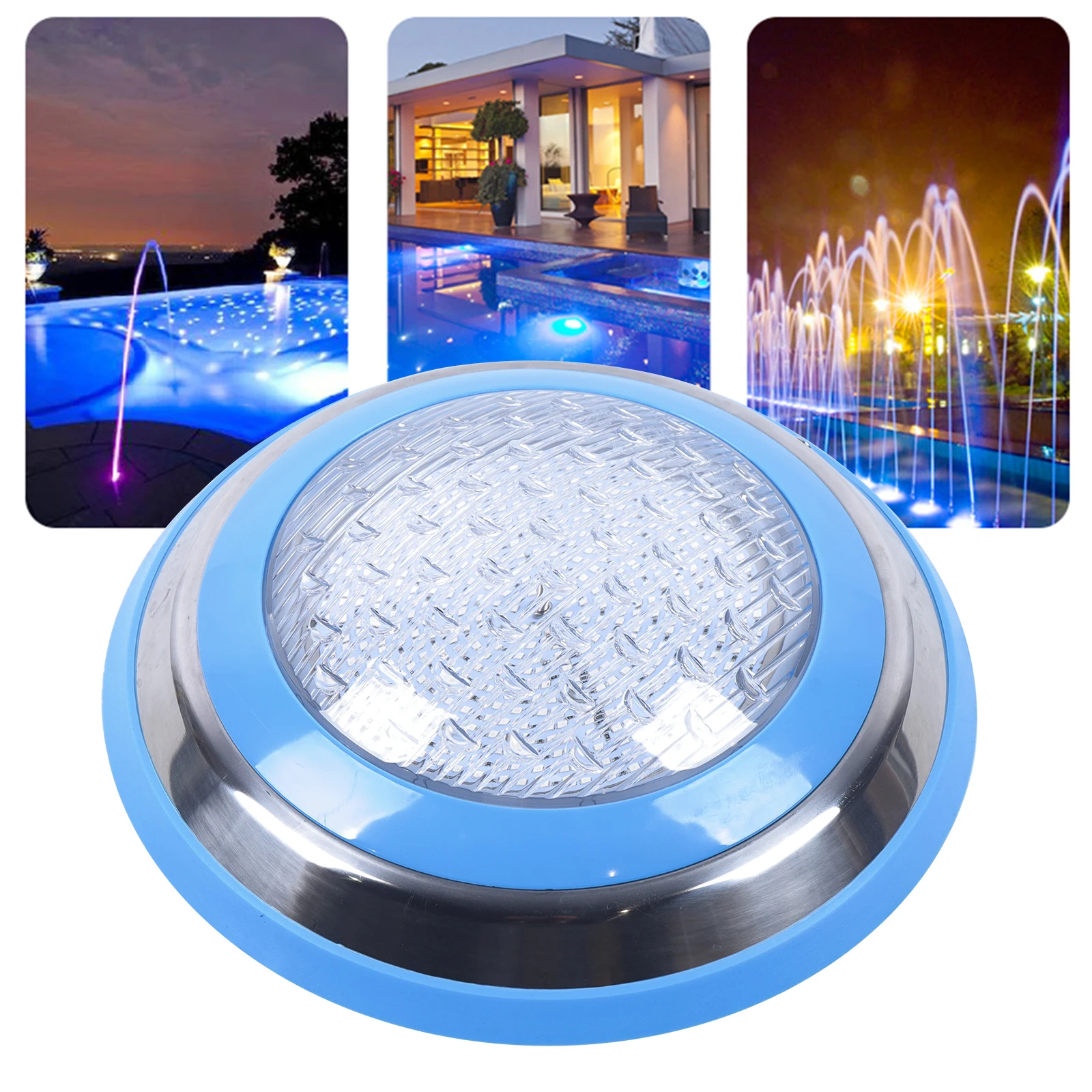 LED Swimming Pool Lamp, Waterproof IP68, 35W RGB Swimming Pool Lamp, Various Colors, 12V AC / DC LED Underground Swimming Pool