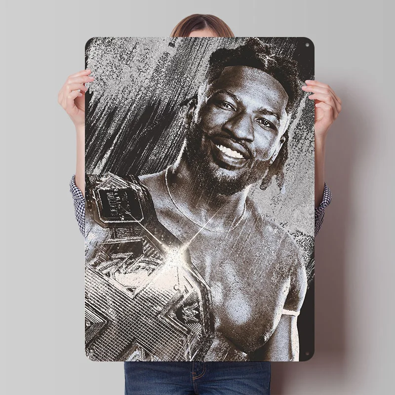 

Металлическая вывеска Trick Williams NXTC Wrestler, настенные художественные украшения для домашнего декора, винтажные жестяные вывески в стиле ретро для украшения дома