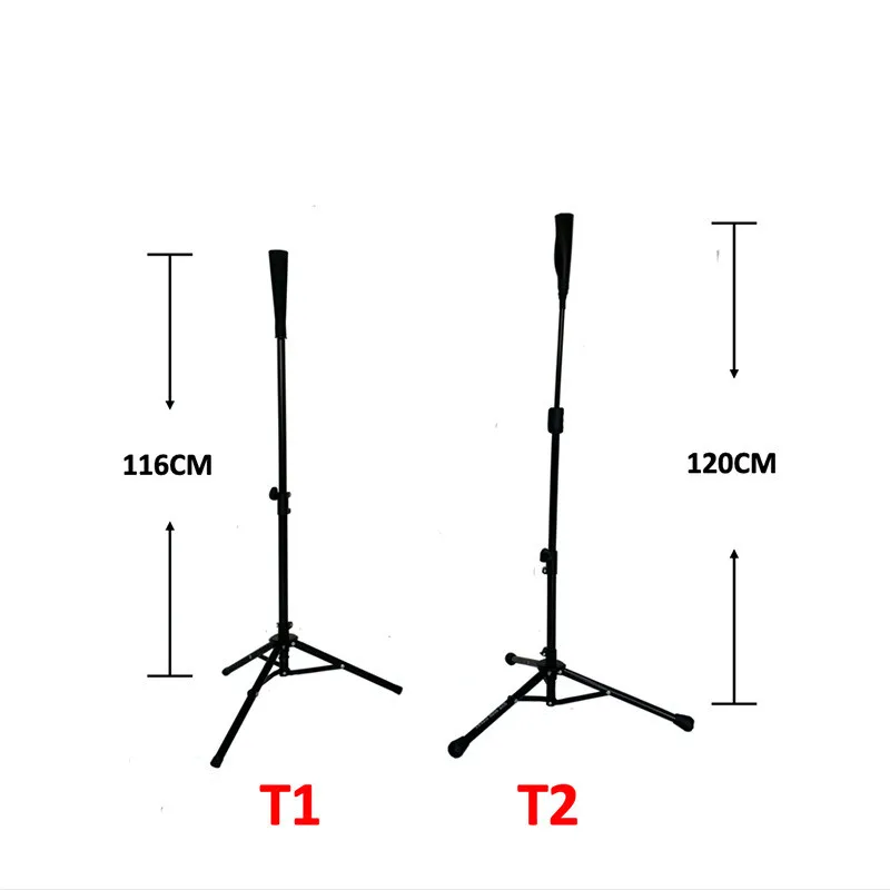 

Heavy-Duty Softball Batting Tee Adjustable Baseball Tee with Tripod Base (Height Adjustable: 69-120cm)
