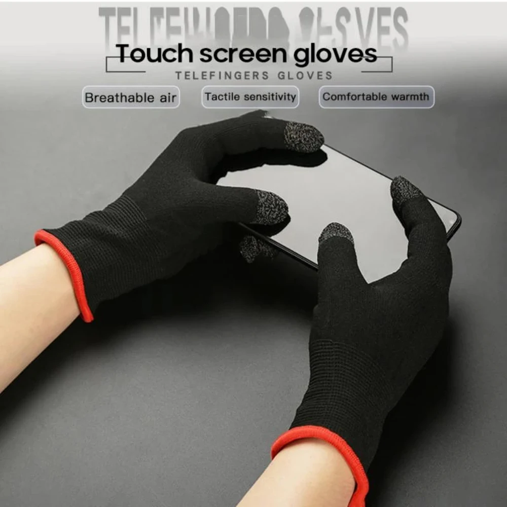 Controlador cubierta de mano a prueba de sudor guantes de dedo táctiles sensibles funda de pulgar para juegos cubierta de dedo guantes de dedo para juegos