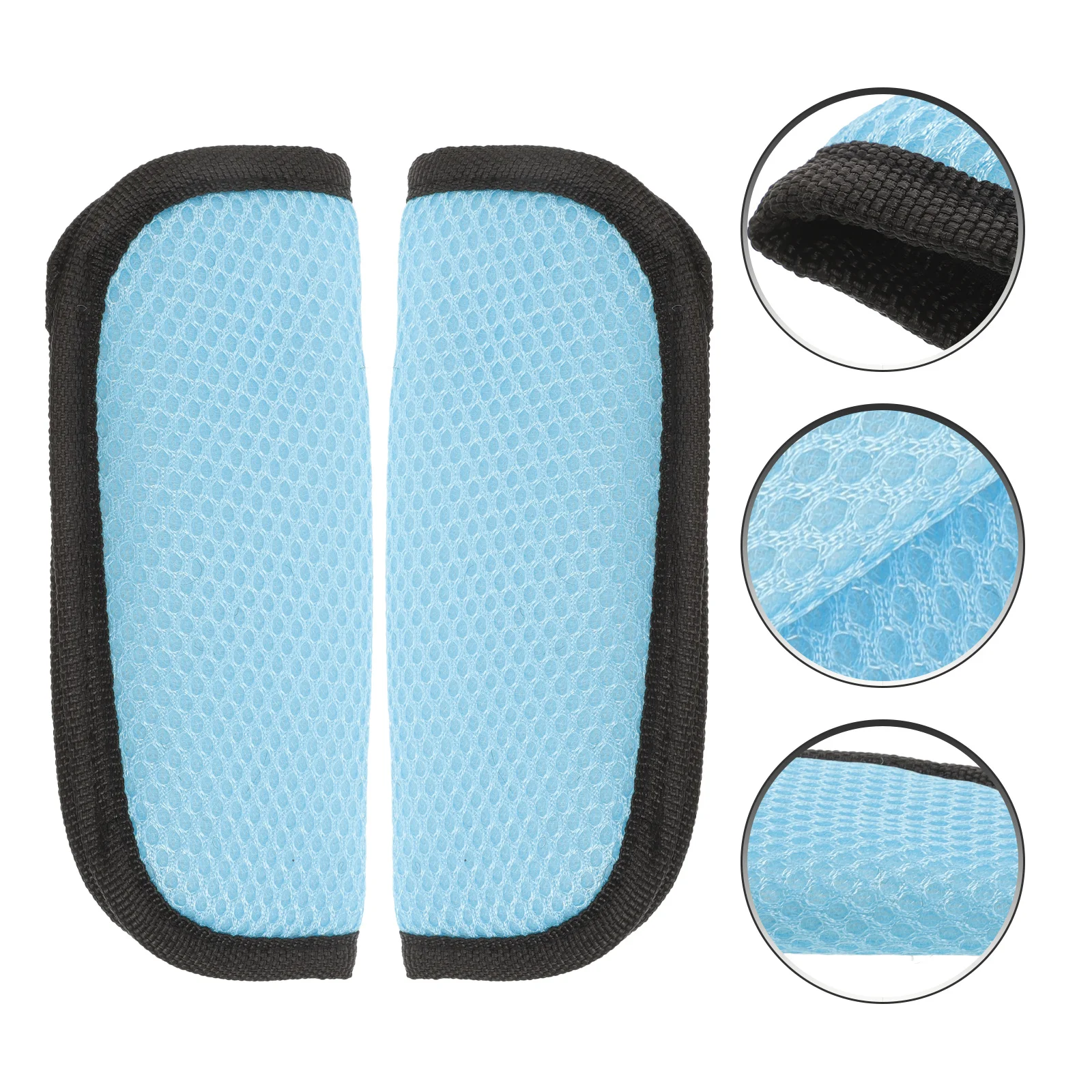 1Pair Child Car Seat Shoulder Pad Soft Cover for Stroller Comfortable Padded Durable Non-Deformation Impact Resistance