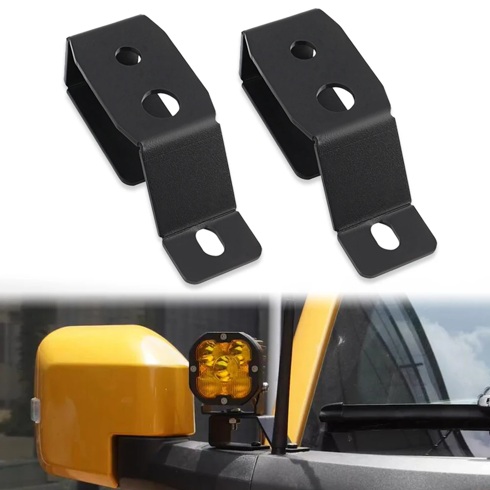 

Auto A-Pillar Light Bar Mounting Brackets Offroad Lower Windshield Ditch LED Fog Light Holder for Ford Bronco 2021 2022 2023