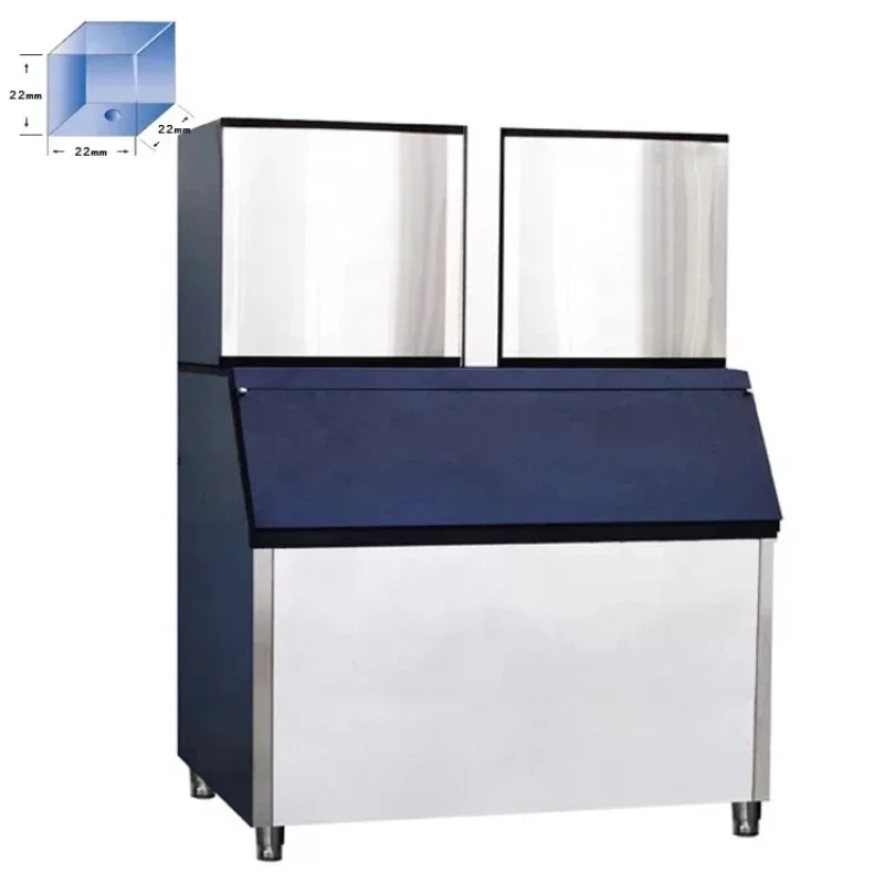 High Output 1 ton ice cube maker /big cube ice machine