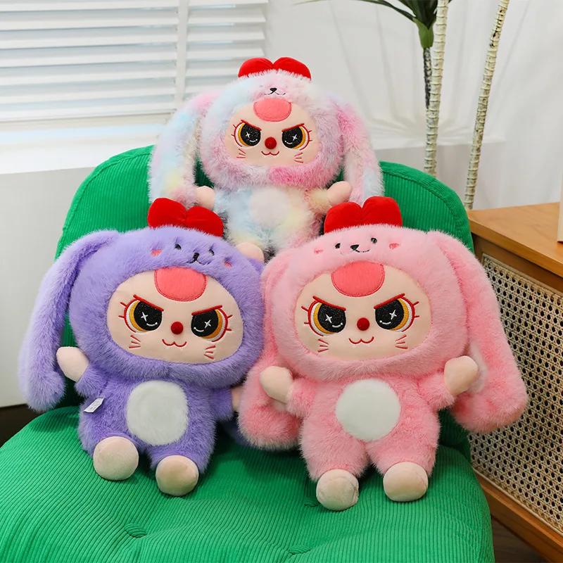 30 ซม.น่ารักตุ๊กตากระต่ายหูตุ๊กตาPlushตุ๊กตาการ์ตูนสัตว์ของเล่นจําลองกระต่ายตุ๊กตาสําหรับคริสต์มาสฮาโลวีนของขวัญ