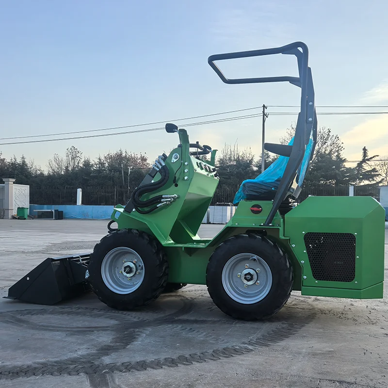 جرافة انزلاقية عجلة المنتج المخصصة الجديدة، دلو بحالة جيدة، جاهزة للشحن بسعر رخيص #3