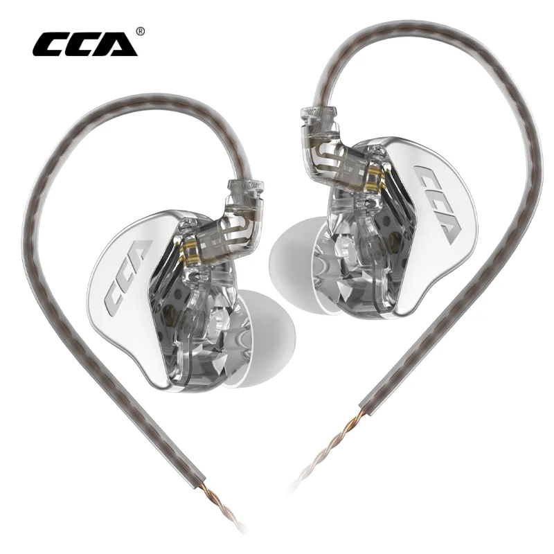 CCA CRA Wired In Ear Quality Product Earphones High Polymer Diaphragm Monitor Dynamic Headphone Noice Cancelling Earbuds KZ EDX