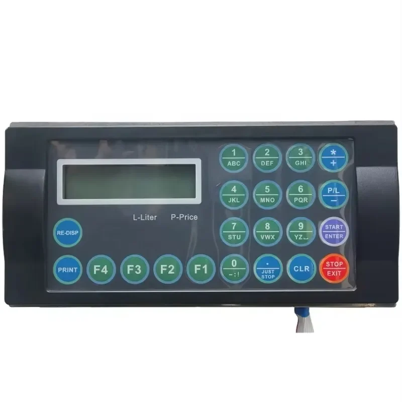 Waterproof membrane switch touch English words button panel keypad for fuel dispenser