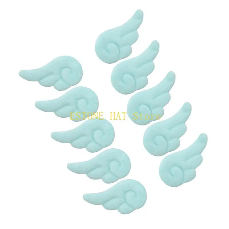 49mf 10pcs doppio lato angelo cucito patch applique per capelli graziosi per bambola per bambola sciarpa toppe per