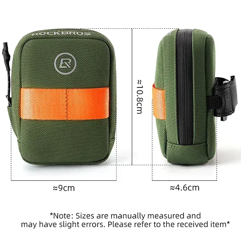 ROCKBROS Fahrrad-Satteltasche, befestigt durch das Capture-System, 0,35 Liter Stauraum, tragbare Mini-Fahrrad-Satteltasche. – Detail 3