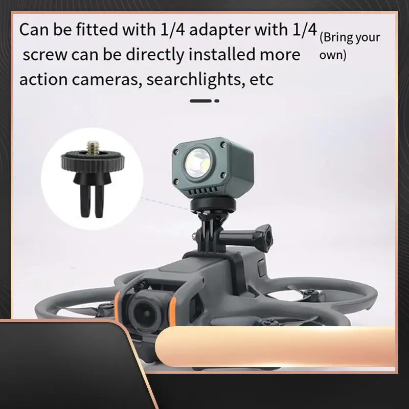 

Для DJI Avata 2, адаптер верхнего расширительного кронштейна, спортивная камера, фиксированный держатель с защелкой