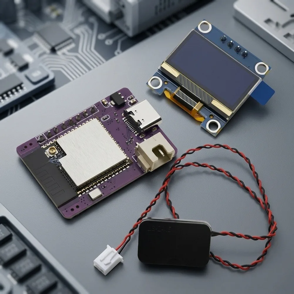 Dual-Core LX7 Microcontroller Board Supporting For AI Workloads Voice Processing and Multimedia Output via Audio Interfaces